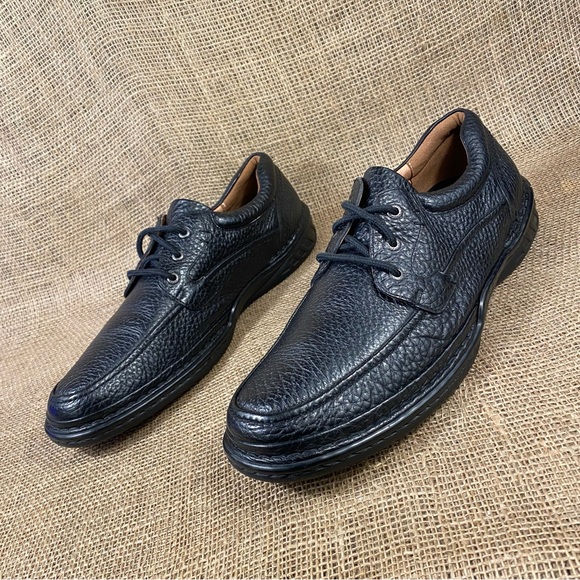 Propet Black Oxfords Shoes Comfort Support Leather Lace Up Men's Size 15 D - Picture 3 of 10